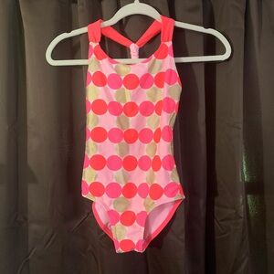 Girls one piece swim suit cat and jack 7/8